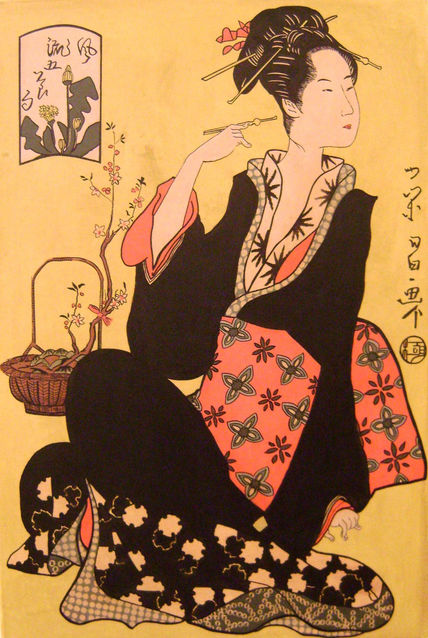 Geisha sentada