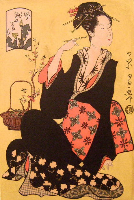 Geisha sentada