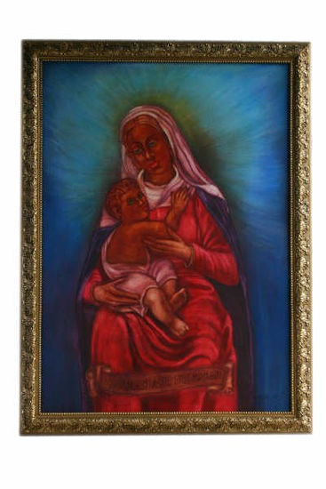 virgen milagrosa Oil Canvas Landscaping