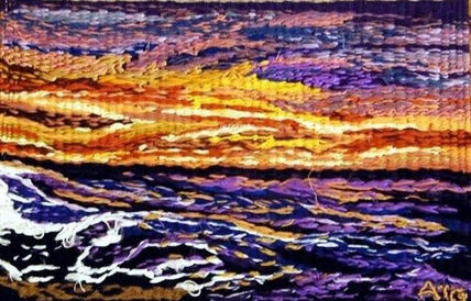 Atardecer de fuego