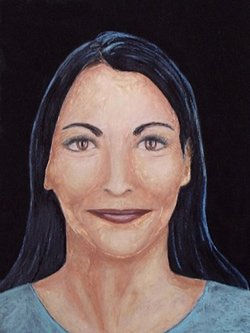 Anne Wax Paper Portrait