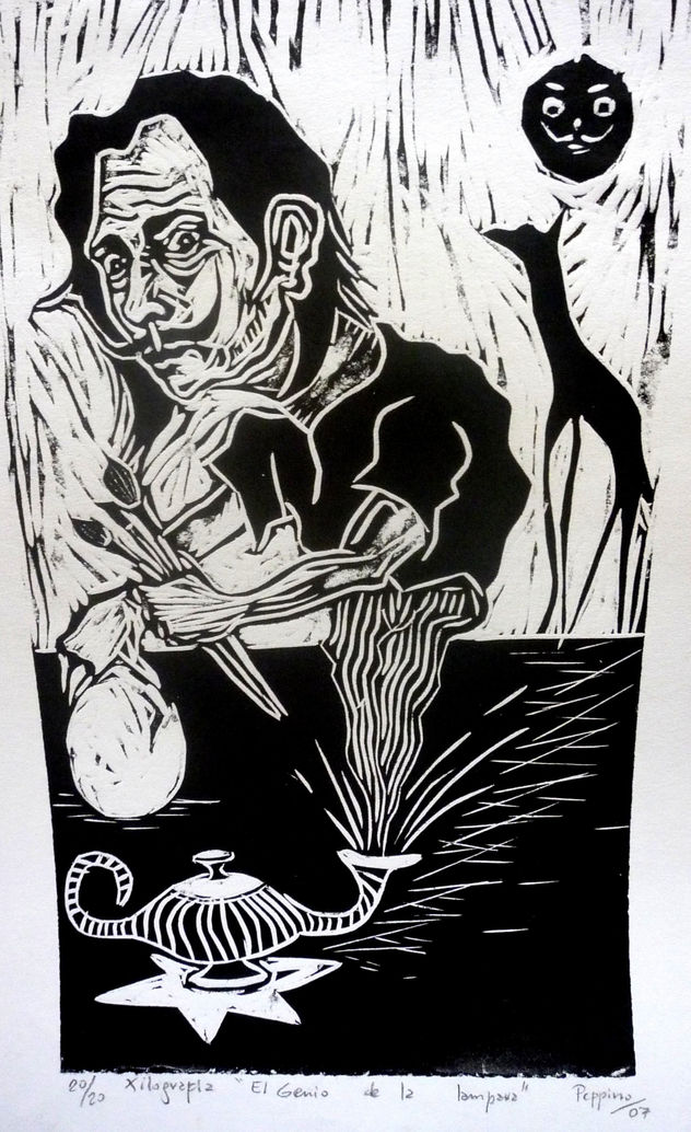 El genio de la lampara. Salvador Dali