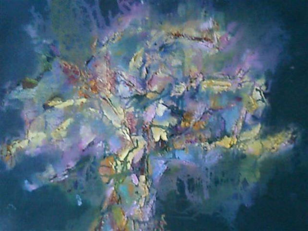 Arbol en fuego Oil Canvas Others