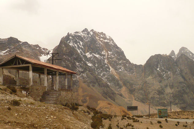 restos de lo que fue un nevado 