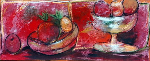 bodegon con naranjas IV Oil Canvas Still Life Paintings