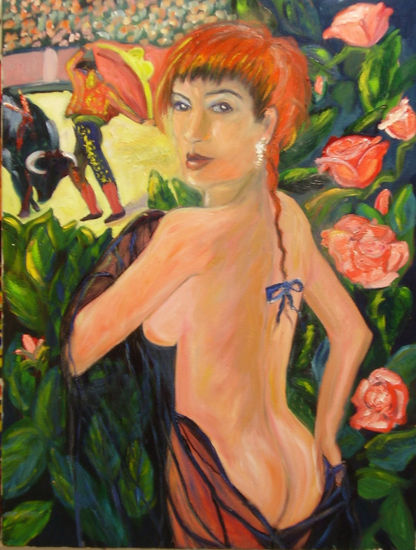 CARMEN Óleo Lienzo Desnudos