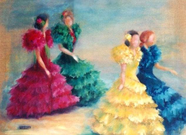 Princesas Oil Canvas Figure Painting