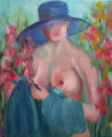 Florista Oil Canvas Nude Paintings