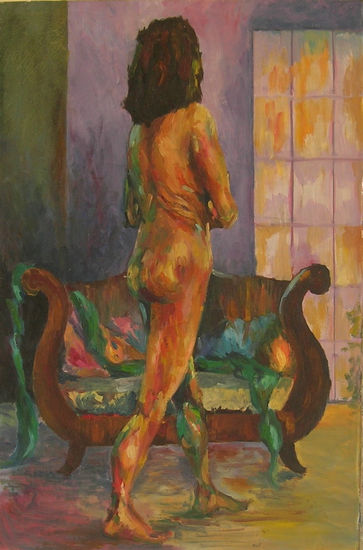 Isis Oil Canvas Nude Paintings