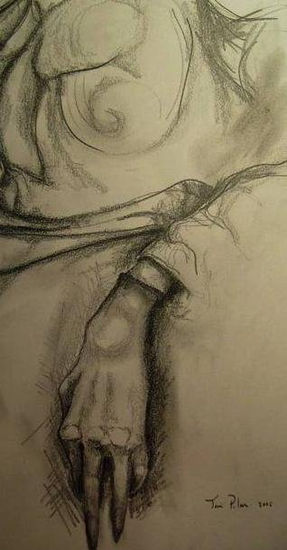 La mano Charcoal