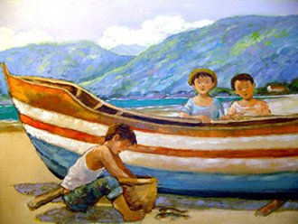 f.ikoma /niños pescadores 