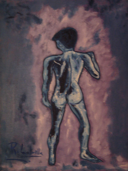 Desnudo masculino Oil Canvas Landscaping