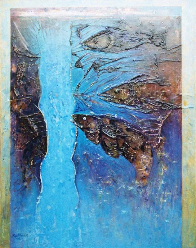 DE LA SERIE HABITANTES TEMPORALES DEL AZUL