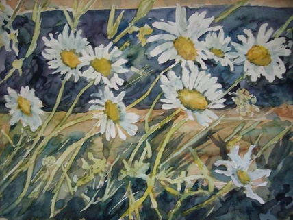 Flowers by the fence