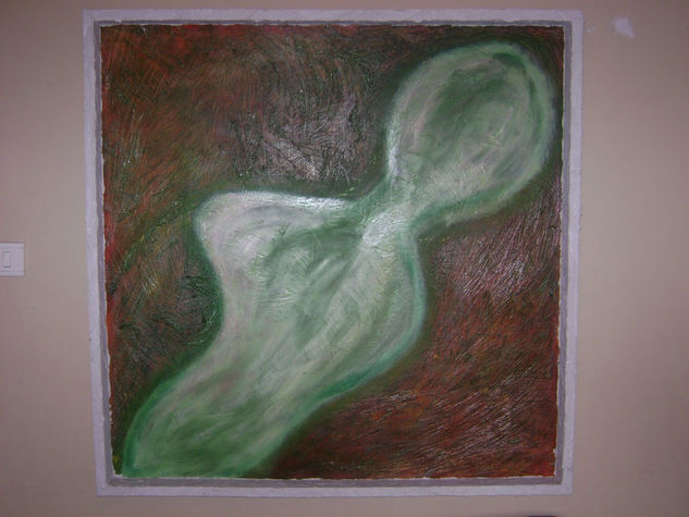 DESTAPE Mixed media Panel Figure Painting