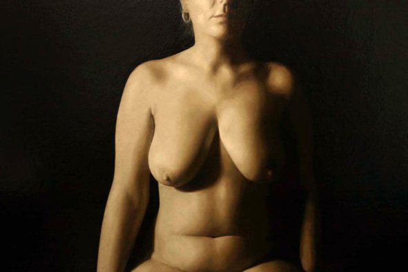 mujer oculta Oil Canvas Nude Paintings