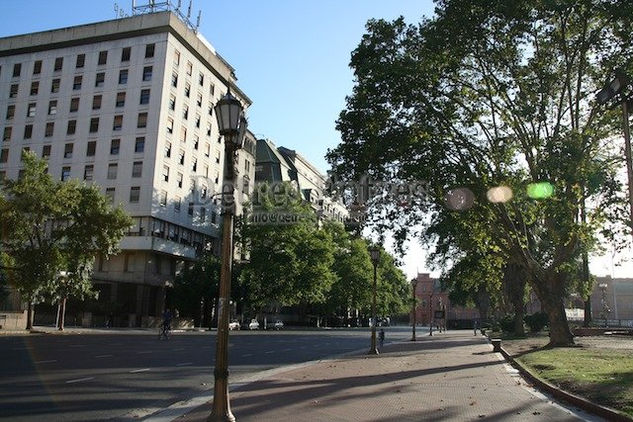 Plaza de Mayo (lateral) Architecture and Interiorism Black and White (Digital)