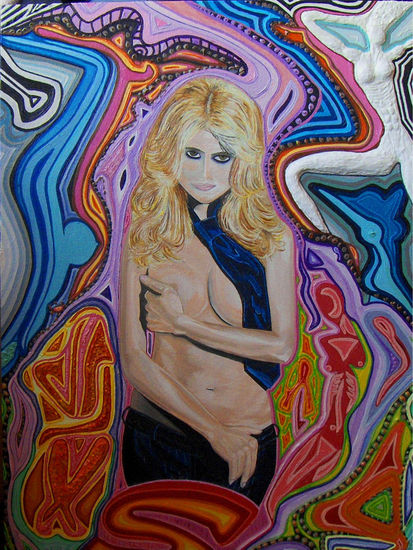 colors Oil Canvas Nude Paintings