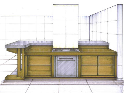 Boceto de muebles