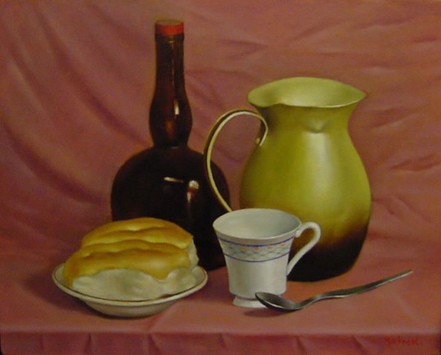 bodegon con pan,