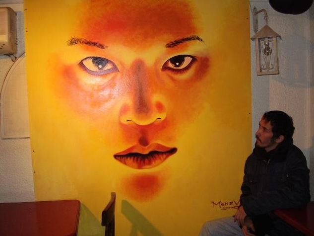 Xinita Linda & Monev.mural 2006 Oil Others Portrait