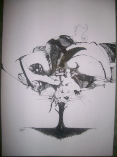 arbol de morfeo. Tinta