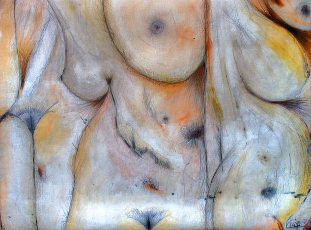 MUJERES EN EL SAUNA Oil Canvas Nude Paintings