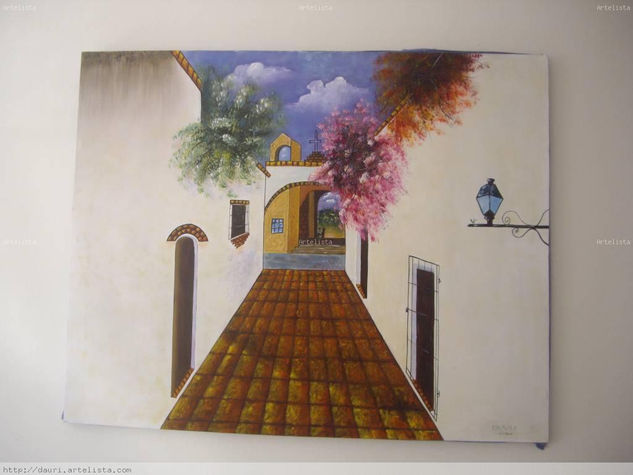 callejon de los curas Acrylic Canvas Others