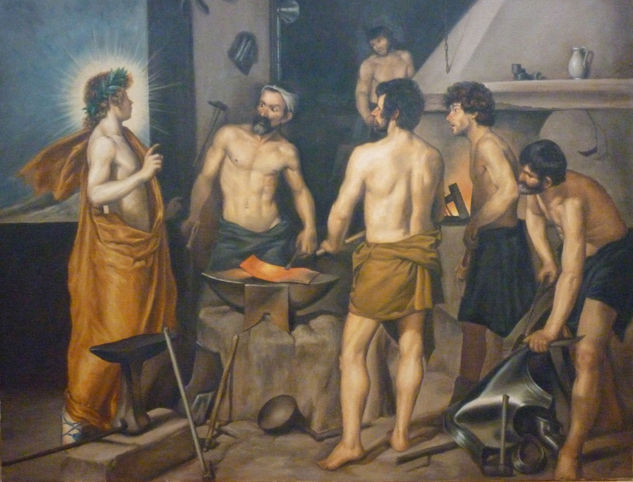 La Fragua de Vulcano (copia del Museo del Prado) Oil Canvas Others