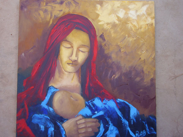 Madre Oil Canvas Portrait