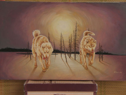 Huskies siberianos