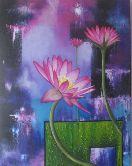 flora colombiana Oil Canvas Floral Painting