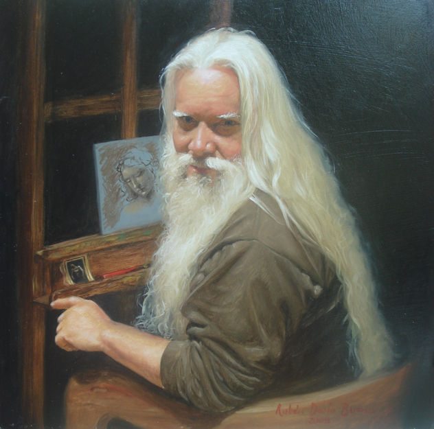 RETRATO MAESTRO MANTILLA CABALLERO