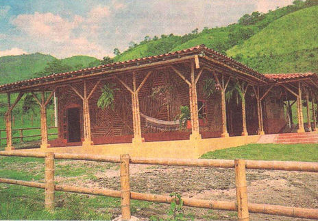 Casa en bambú