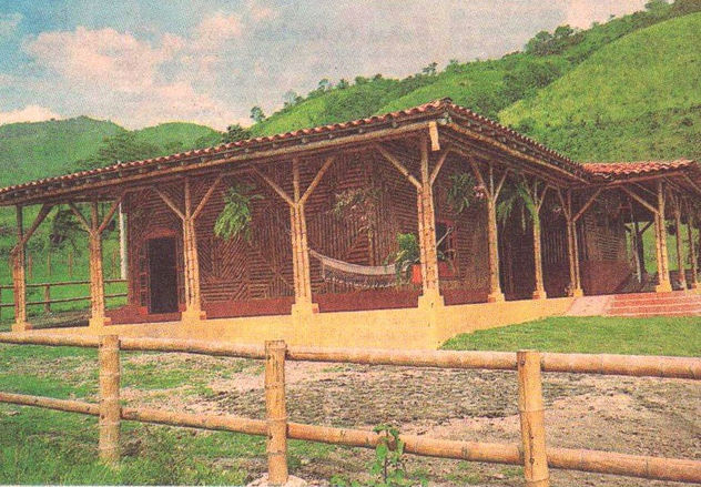 Casa en bambú