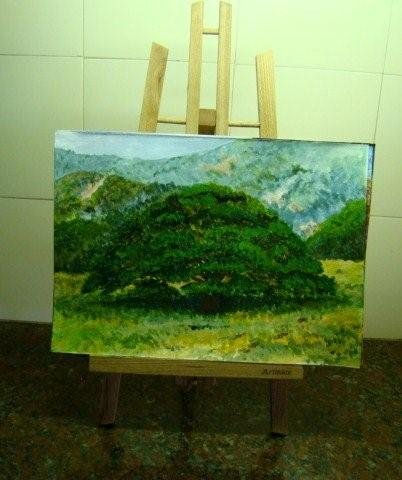 ARBOL DE LA DORADAII Acrylic Paper Landscaping