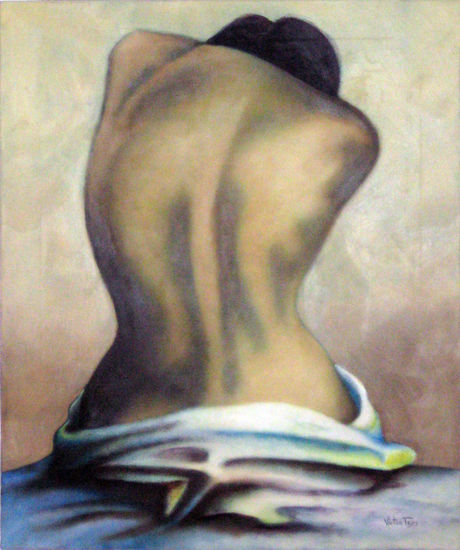 espalda Oil Canvas Nude Paintings