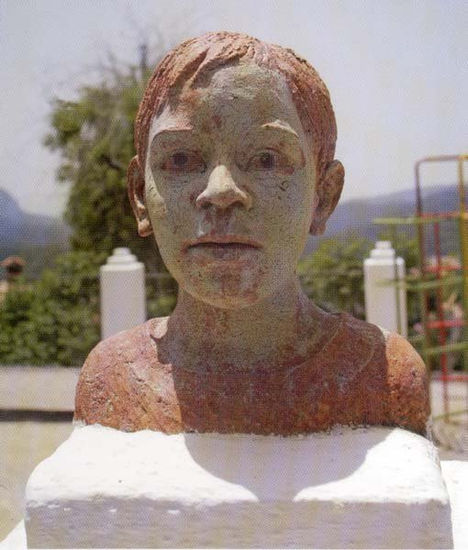 retrato de Adrián Pottery Figurative