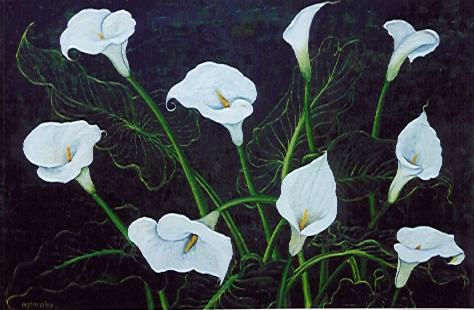 EVOCACIÓN Oil Canvas Floral Painting