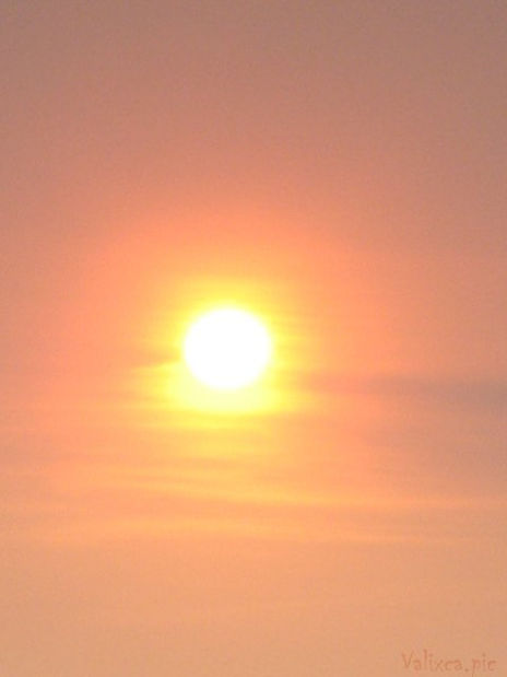 El horizonte del sol