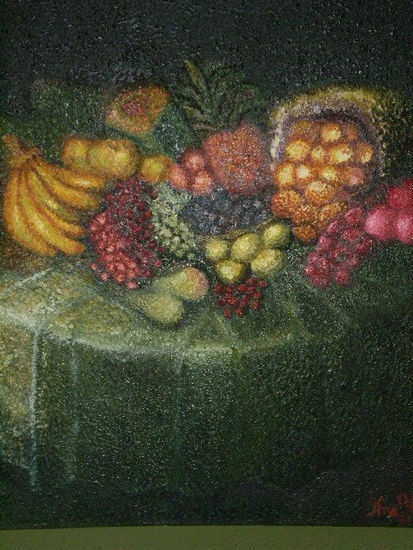 Alegría en la mesa: Oil Canvas Still Life Paintings