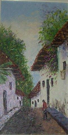 CALLE VIEJA Oil Canvas Landscaping