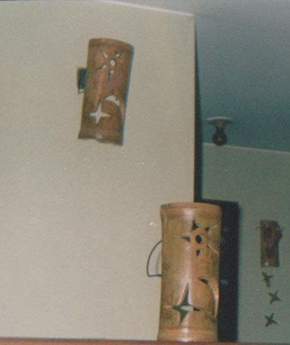 Apliques a pared en gaudua
