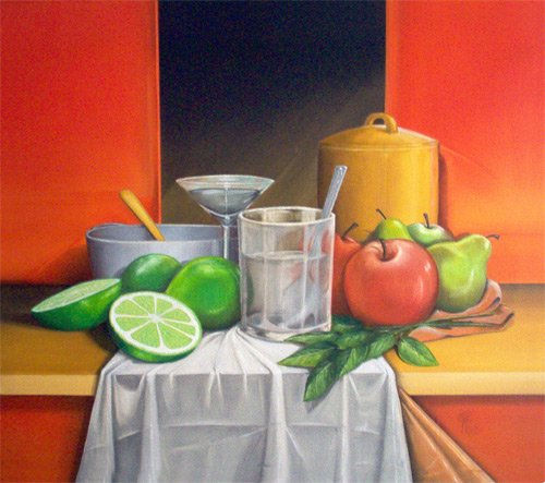 Bodegon 2004-02 Oil Canvas Still Life Paintings