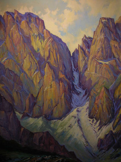 Picos de Europa "Territorios de vivencias"- 2 Oil Canvas Landscaping