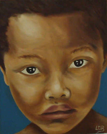 Serie “ Santos Inocentes”   S.T. XXVI Oil Canvas Portrait