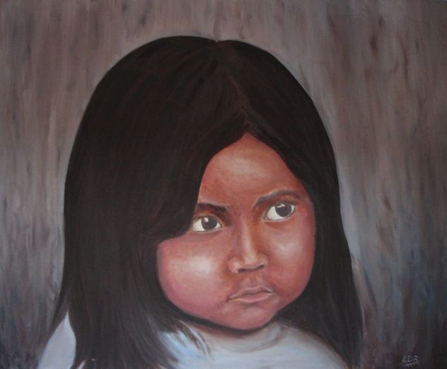 Serie Santos Inocentes S.T.VI Oil Canvas Portrait