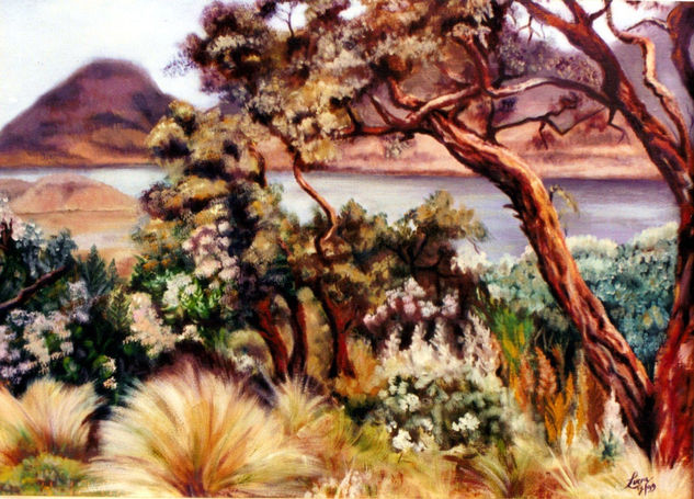 Paisaje de Galápagos Oil Canvas Landscaping