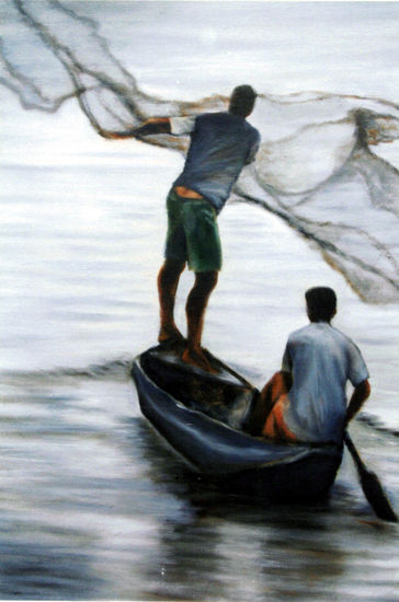 Pescador Oil Canvas Landscaping