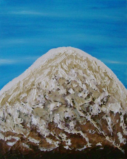 Monte nevado Acrylic Canvas Landscaping